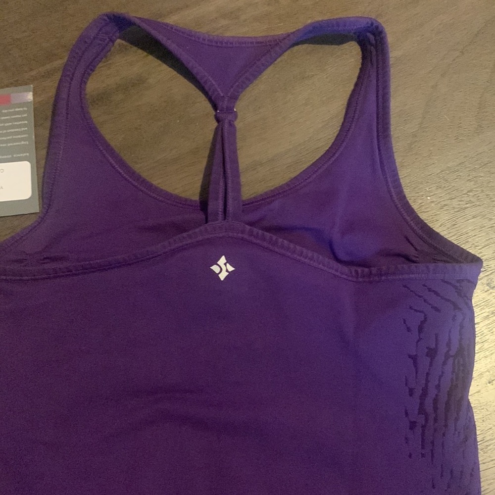 NWT NUX Women's  Compression purple Razorback Tank small - Picture 13 of 13
